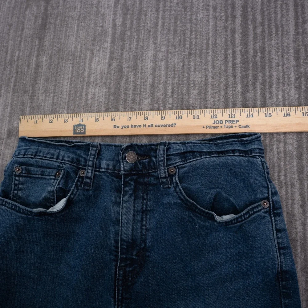 Levis 514 Straight Fit Jeans Mens 31x32 Fit 29x31 Blu Stretch Denim Pants